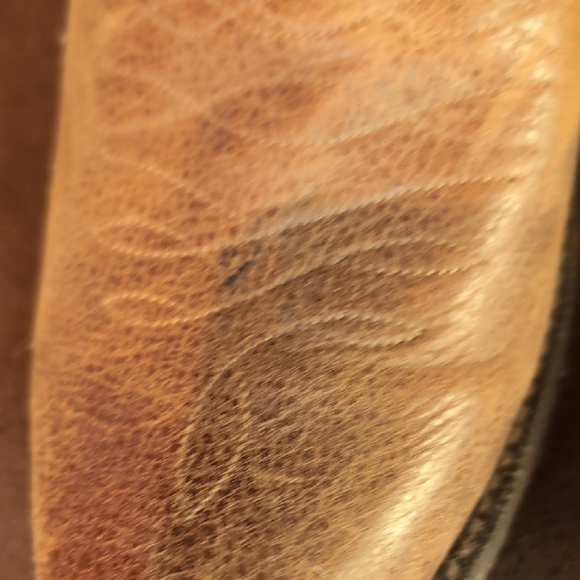 Ariat Brown Leather Western Heeled Boots - Picture 2 of 14